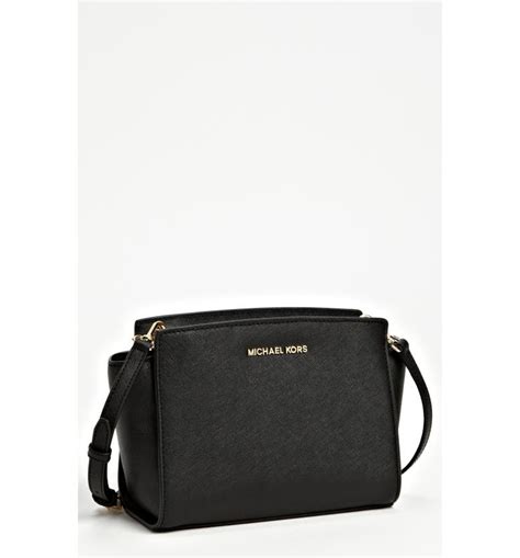 michael kors selma neon|Selma Medium Saffiano Leather Crossbody Bag .